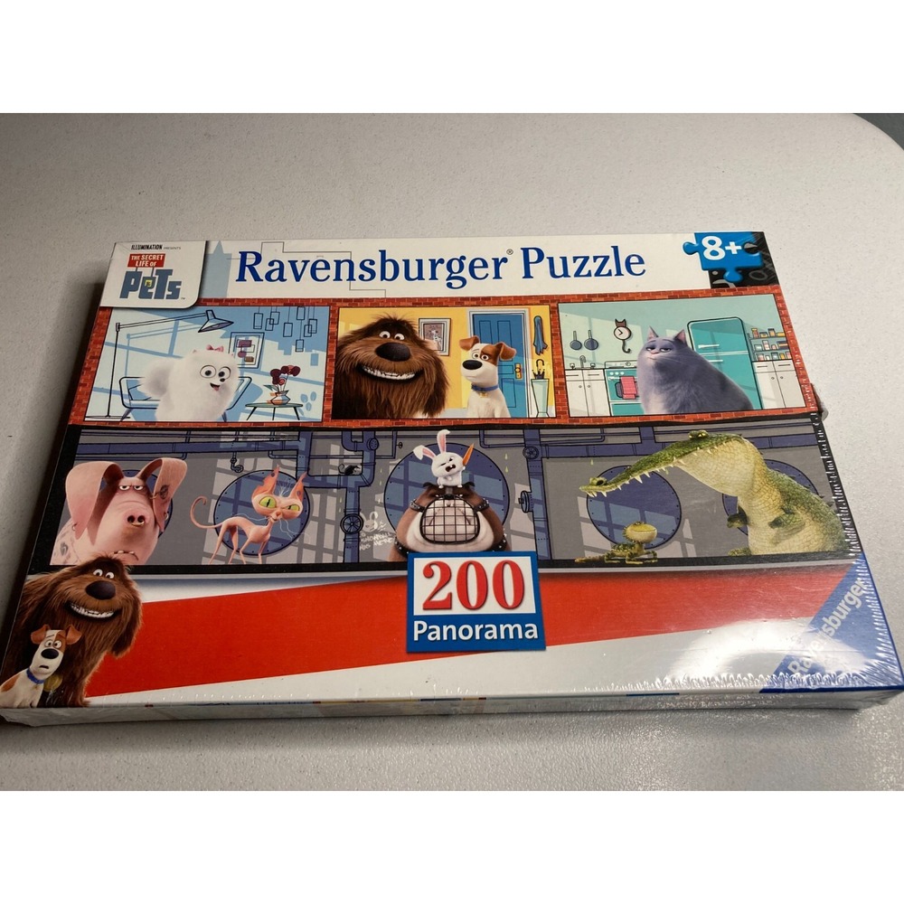 Ravensburger Panorama Puzzle Secret Life of Pets the Movie 200 Pieces Sealed